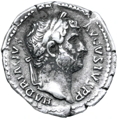 Denarius - Hadrian COS III • front