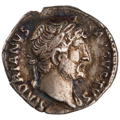 Denarius - Hadrian COS III front