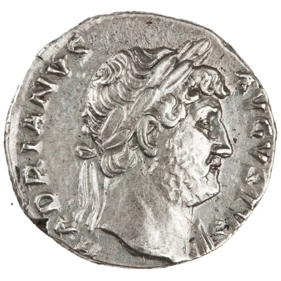 Denarius - Hadrian COS III front