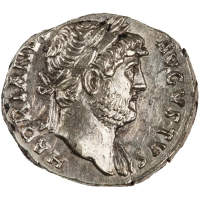 Denarius - Hadrian COS III front