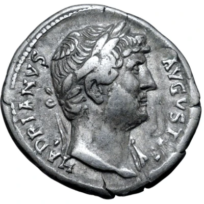 Denarius - Hadrian COS III front