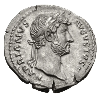Denarius - Hadrian COS III front