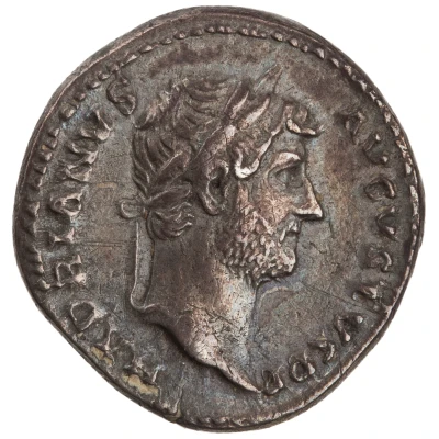 Denarius - Hadrian COS III front
