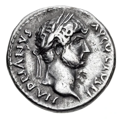 Denarius - Hadrian COS III front