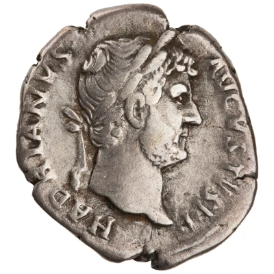 Denarius - Hadrian COS III front