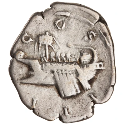 Denarius - Hadrian COS III back