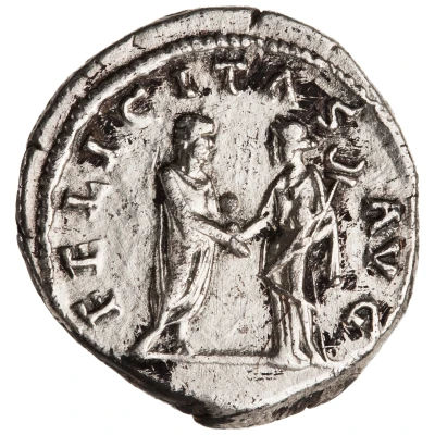 Denarius - Hadrian FELICITAS AVG; Felicitas back
