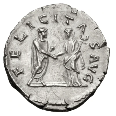 Denarius - Hadrian FELICITAS AVG; Felicitas back