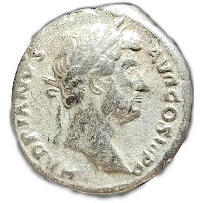 Denarius - Hadrian FORTVNA AVG; Fortuna front