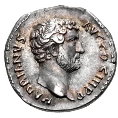 Denarius - Hadrian FORTVNA AVG; Fortuna front