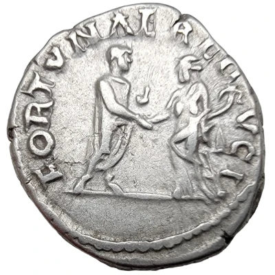 Denarius - Hadrian FORTVNAE REDVCI; Fortuna back