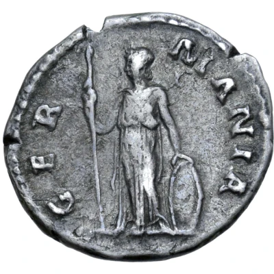 Denarius - Hadrian GERMANIA; Germania back