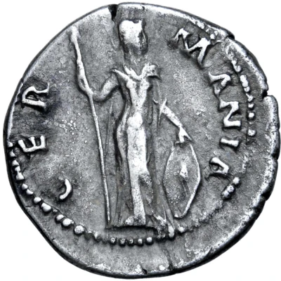 Denarius - Hadrian GERMANIA; Germania back