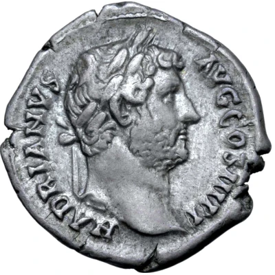 Denarius - Hadrian HISPANIA; Hispania front