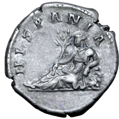 Denarius - Hadrian HISPANIA; Hispania back