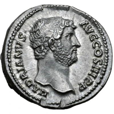 Denarius - Hadrian HISPANIA; Hispania front