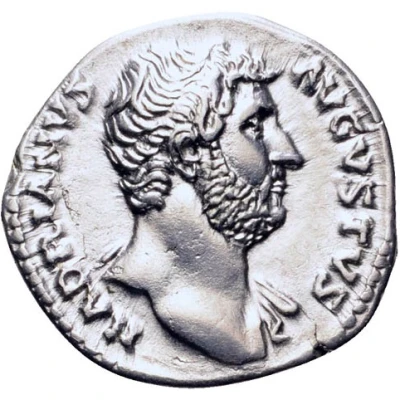 Denarius - Hadrian LIBERALITAS AVG COS III P P; Liberalitas front