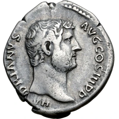 Denarius - Hadrian NILVS; Nilus front