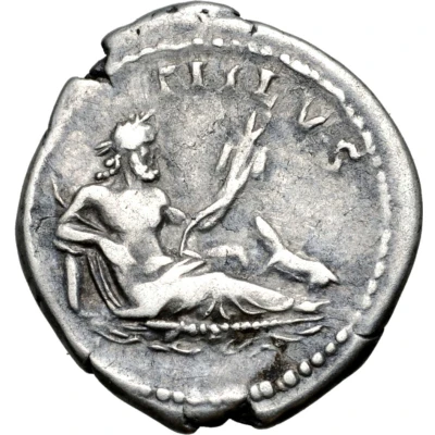 Denarius - Hadrian NILVS; Nilus back
