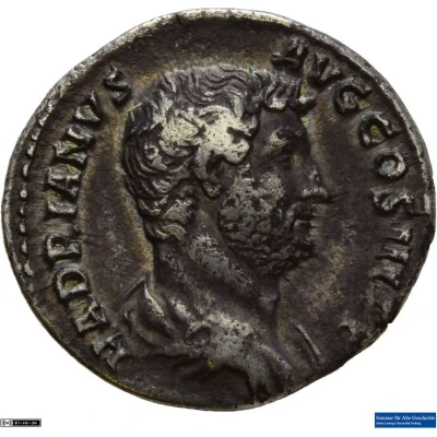 Denarius - Hadrian NILVS; Nilus front