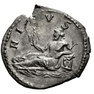 Denarius - Hadrian NILVS; Nilus back