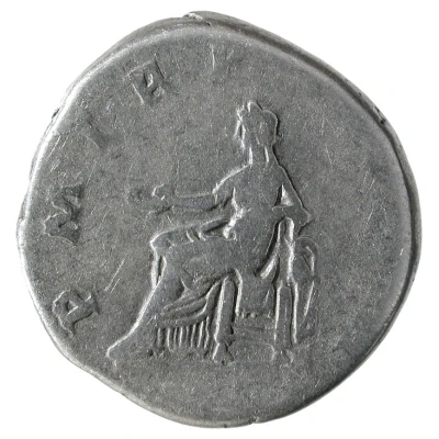 Denarius - Hadrian P M TR P COS DES II CONCORD; Concordia and Spes back