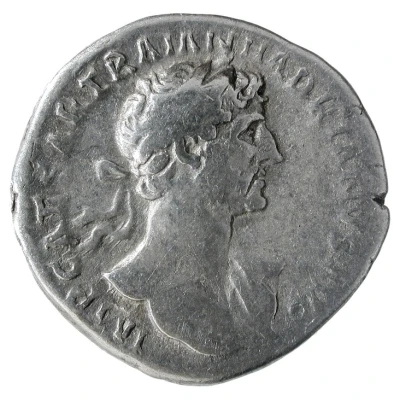 Denarius - Hadrian P M TR P COS DES II FORT RED; Fortuna front