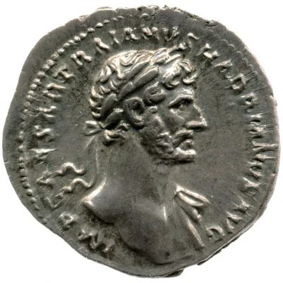 Denarius - Hadrian P M TR P COS DES II PIETAS; Pietas front