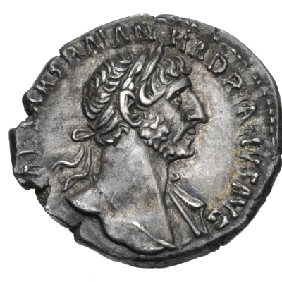 Denarius - Hadrian P M TR P COS II CONCORD; Concordia and Spes front
