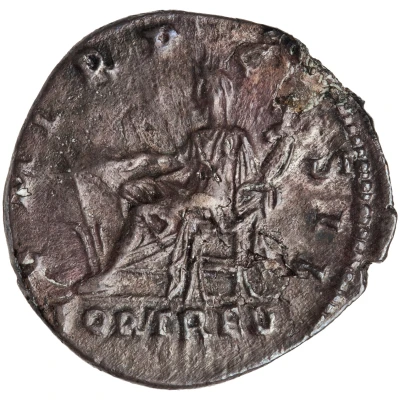Denarius - Hadrian P M TR P COS II FORT RED; Fortuna back
