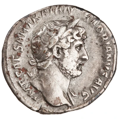 Denarius - Hadrian P M TR P COS III CONCORD; Concordia and Spes front