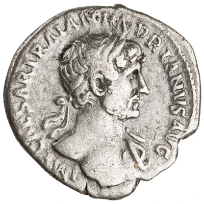 Denarius - Hadrian P M TR P COS III CONCORD; Concordia and Spes front