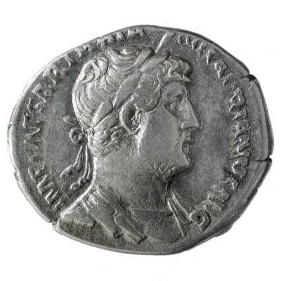 Denarius - Hadrian P M TR P COS III CONCORD; Concordia and Spes front