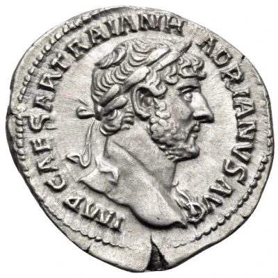 Denarius - Hadrian P M TR P COS III FEL P R; Felicitas front