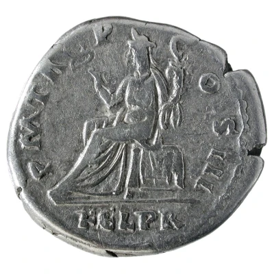 Denarius - Hadrian P M TR P COS III FEL P R; Felicitas back