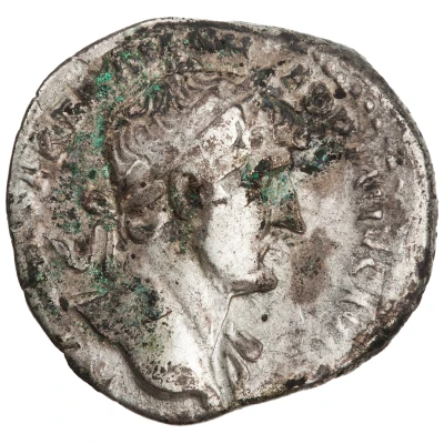 Denarius - Hadrian P M TR P COS III HILAR P R; Hilaritas front