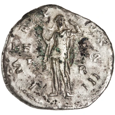 Denarius - Hadrian P M TR P COS III HILAR P R; Hilaritas back