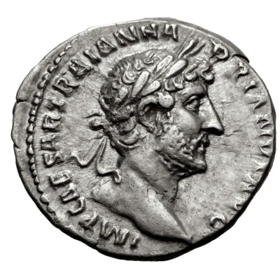 Denarius - Hadrian P M TR P COS III LIB PVB; Libertas front