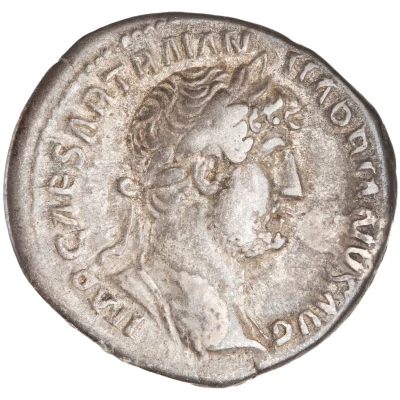 Denarius - Hadrian P M TR P COS III LIB PVB; Libertas front