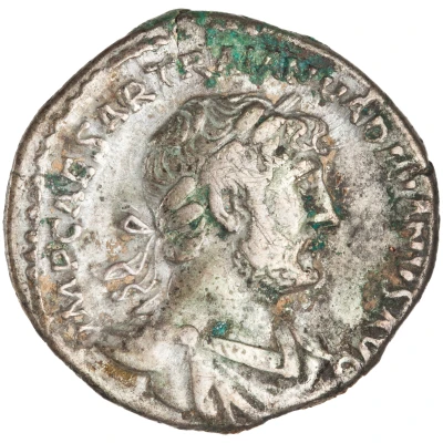 Denarius - Hadrian P M TR P COS III LIB PVB; Libertas front