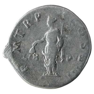 Denarius - Hadrian P M TR P COS III LIB PVB; Libertas back