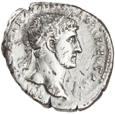 Denarius - Hadrian P M TR P COS III LIBERAL AVG III; Liberalitas front