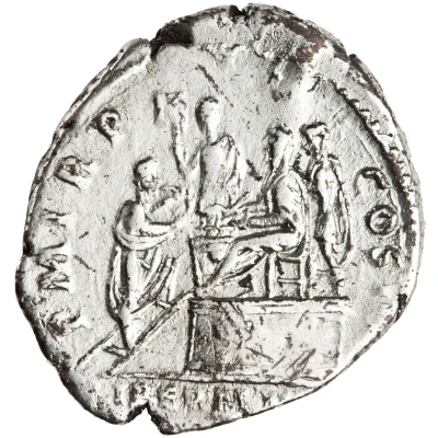 Denarius - Hadrian P M TR P COS III LIBERAL AVG III; Liberalitas back