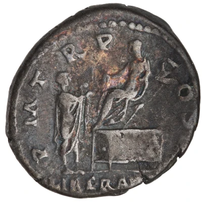 Denarius - Hadrian P M TR P COS III LIBERAL AVG III back