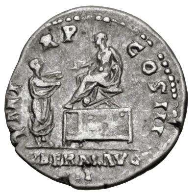 Denarius - Hadrian P M TR P COS III LIBERAL AVG III back