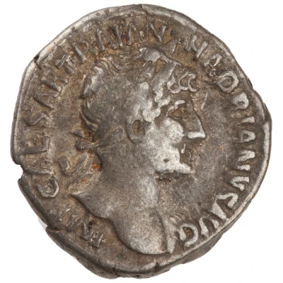 Denarius - Hadrian P M TR P COS III; Minerva front