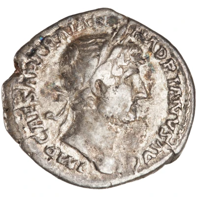 Denarius - Hadrian P M TR P COS III PRO AVG; Providentia front