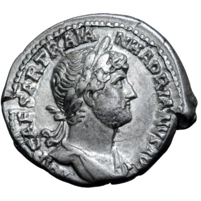Denarius - Hadrian P M TR P COS III PRO AVG; Providentia front