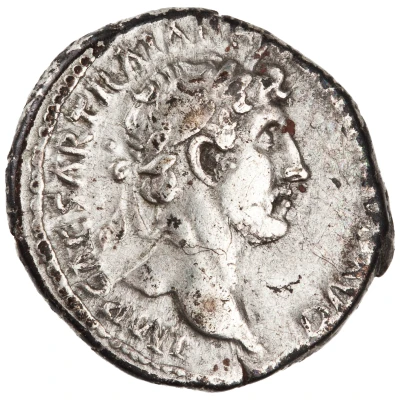 Denarius - Hadrian P M TR P COS III PVDIC; Pudicitia front