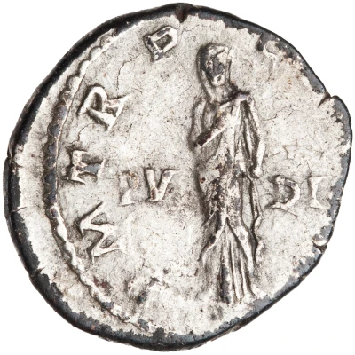 Denarius - Hadrian P M TR P COS III PVDIC; Pudicitia back